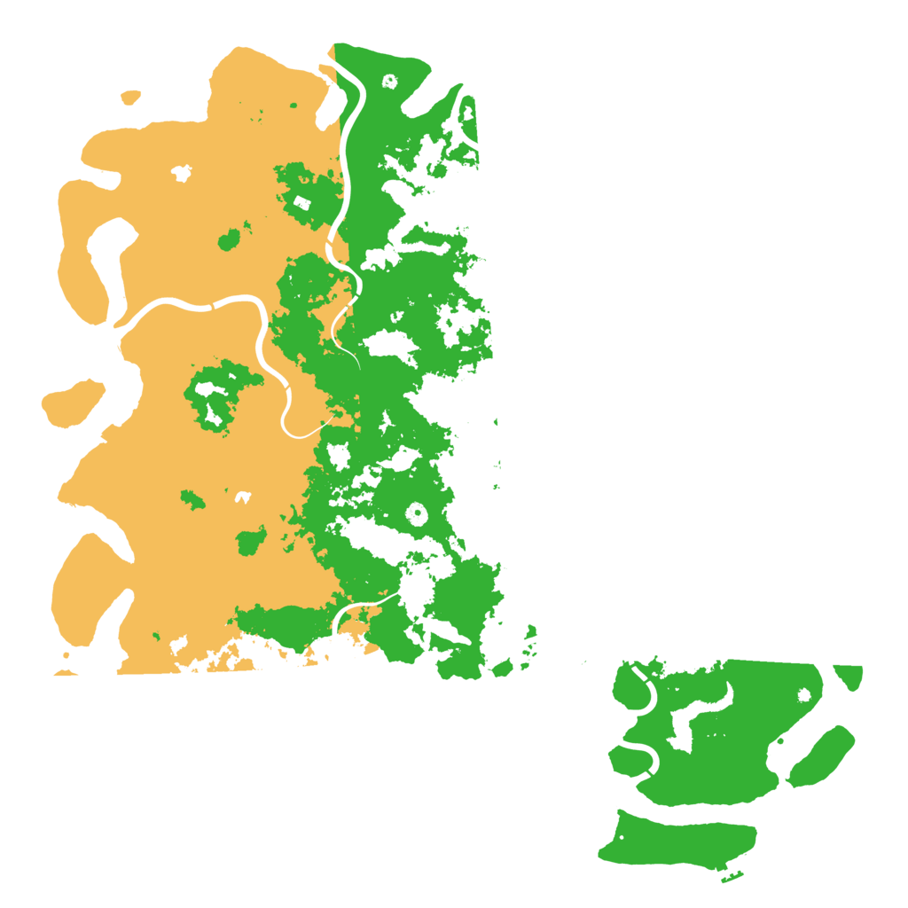 Biome Rust Map: Procedural Map, Size: 6000, Seed: 1100867445