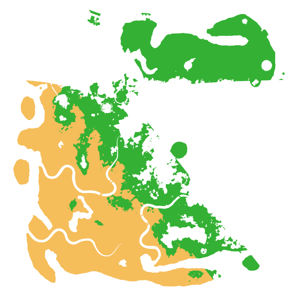 Biome Rust Map: Procedural Map, Size: 5000, Seed: 724995962