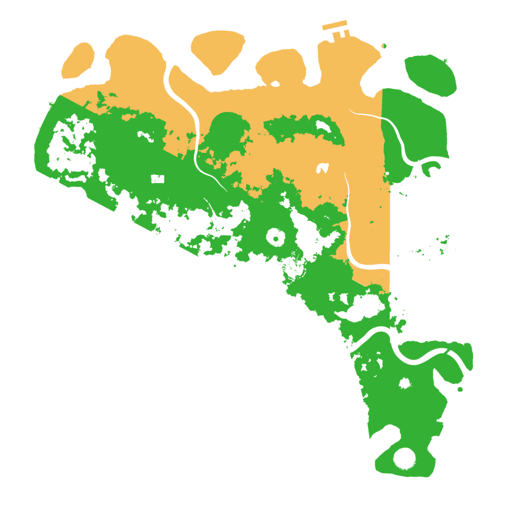 Biome Rust Map: Procedural Map, Size: 4200, Seed: 4284050