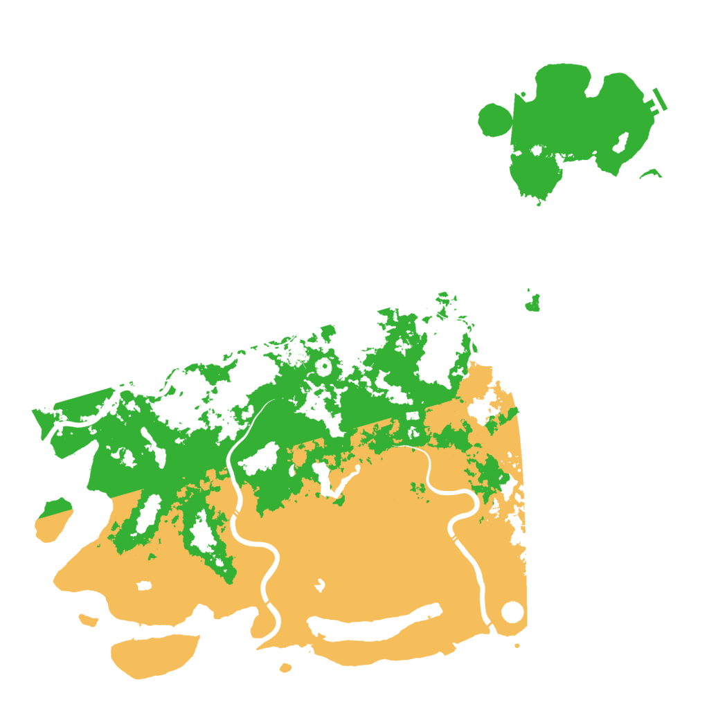 Biome Rust Map: Procedural Map, Size: 6000, Seed: 1623921870