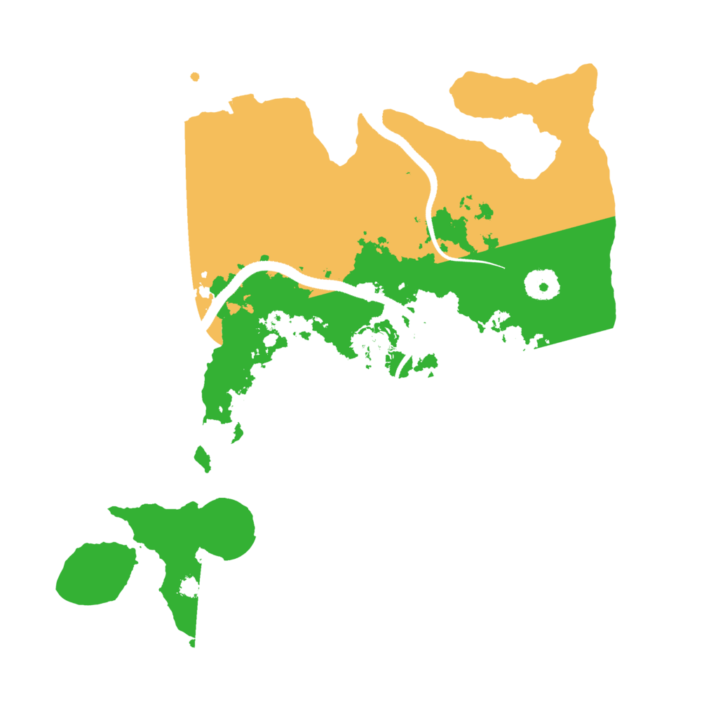 Biome Rust Map: Procedural Map, Size: 3250, Seed: 2002643437
