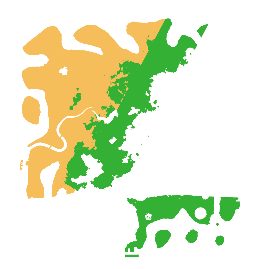 Biome Rust Map: Procedural Map, Size: 4000, Seed: 3494