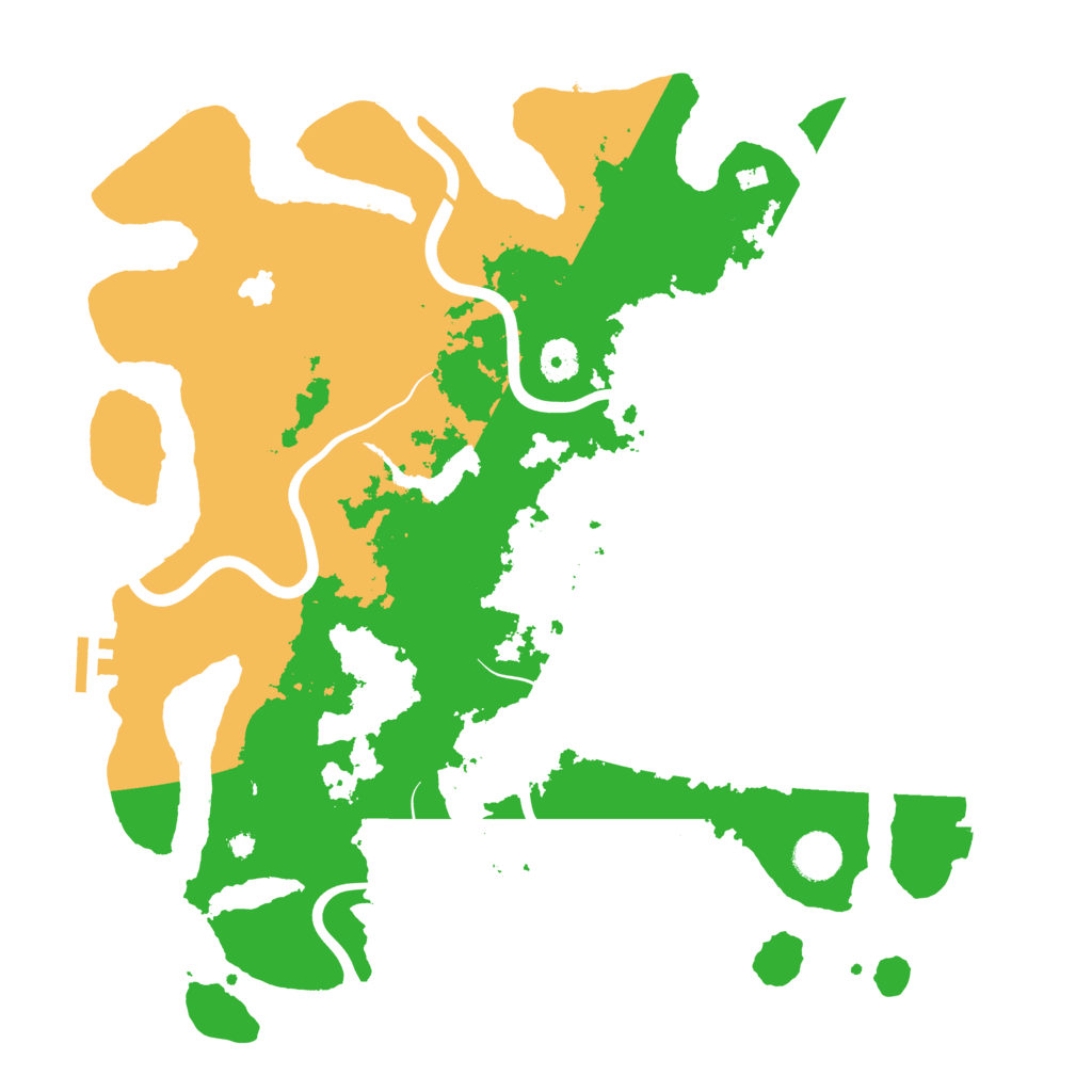 Biome Rust Map: Procedural Map, Size: 4000, Seed: 3494