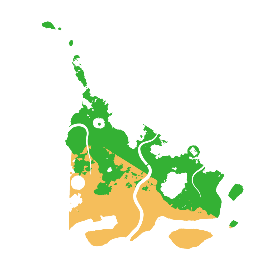 Biome Rust Map: Procedural Map, Size: 3600, Seed: 20210
