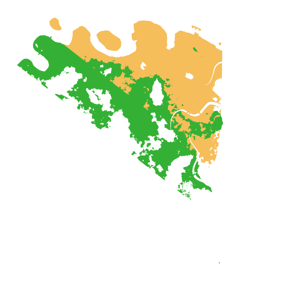 Biome Rust Map: Procedural Map, Size: 4550, Seed: 39755566