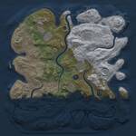 Thumbnail Rust Map: Procedural Map, Size: 3750, Seed: 1593248805, 14 Monuments