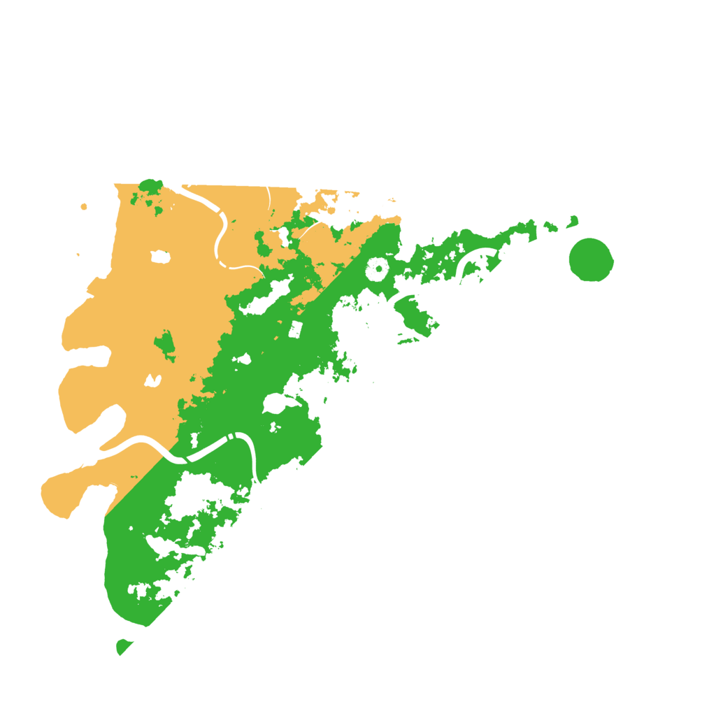 Biome Rust Map: Procedural Map, Size: 4500, Seed: 530782878
