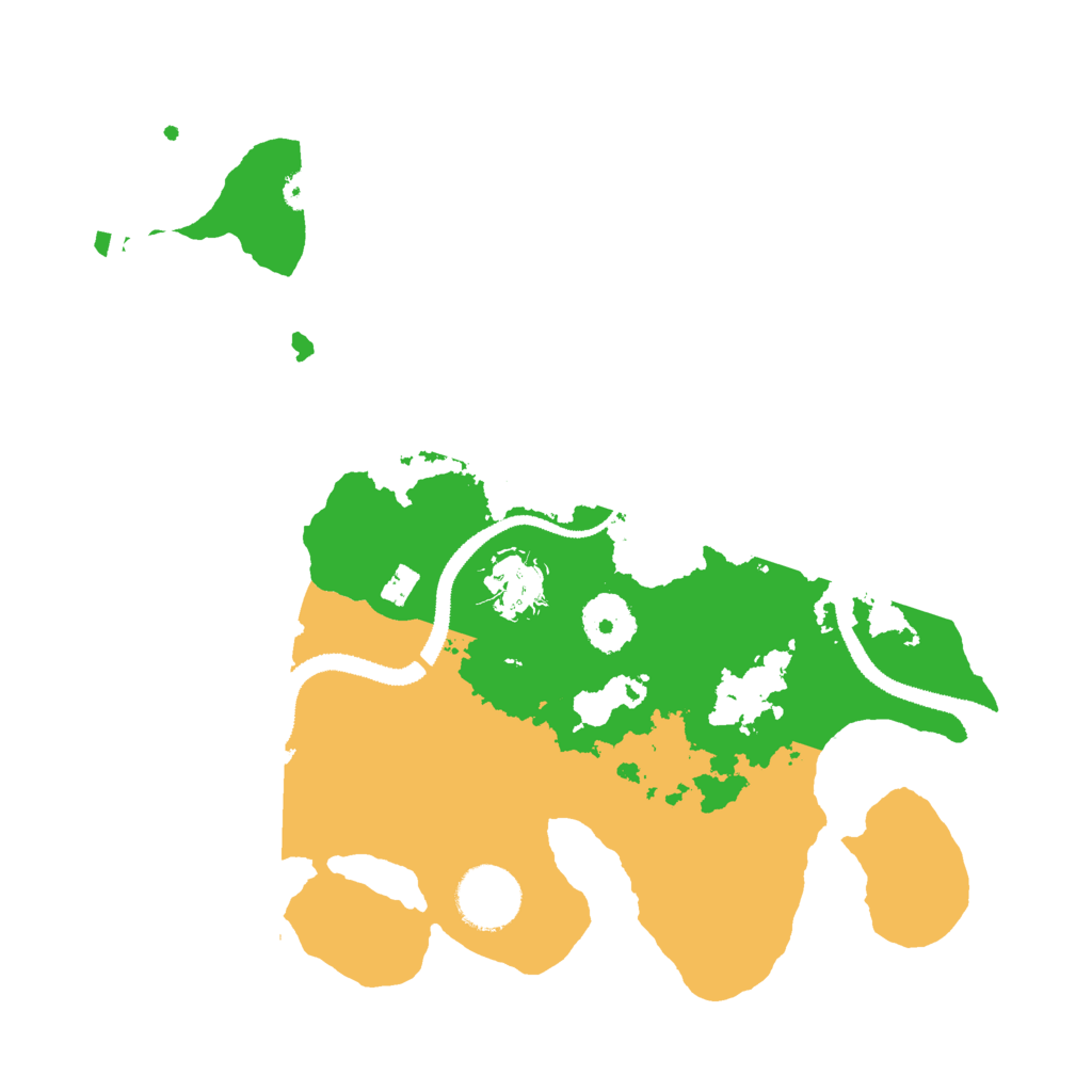 Biome Rust Map: Procedural Map, Size: 3000, Seed: 1086