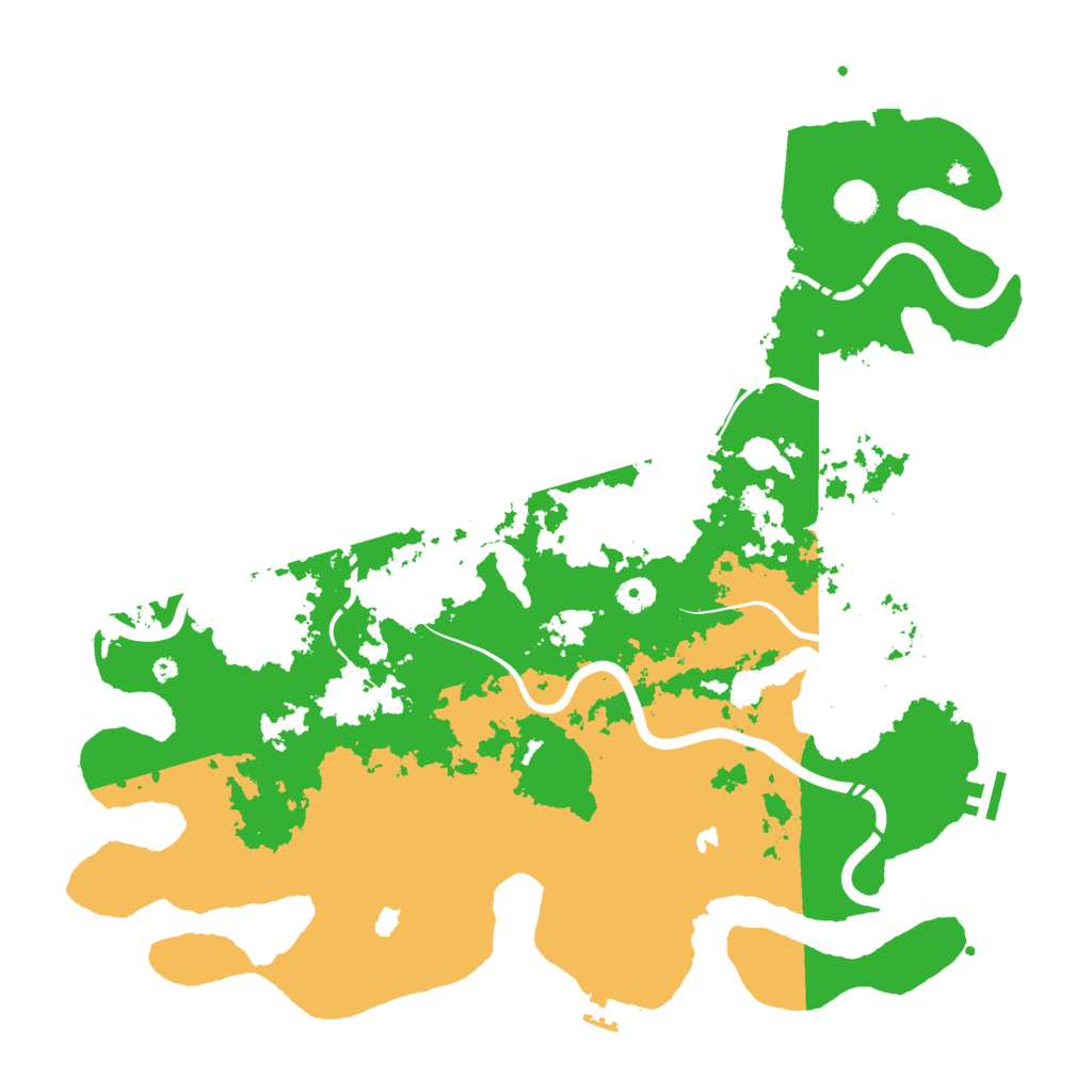 Biome Rust Map: Procedural Map, Size: 4500, Seed: 1695982741