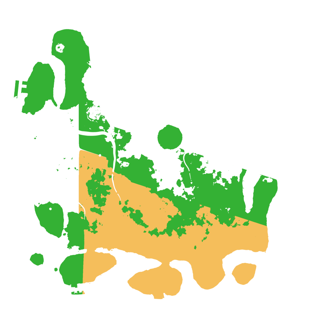 Biome Rust Map: Procedural Map, Size: 3600, Seed: 423217