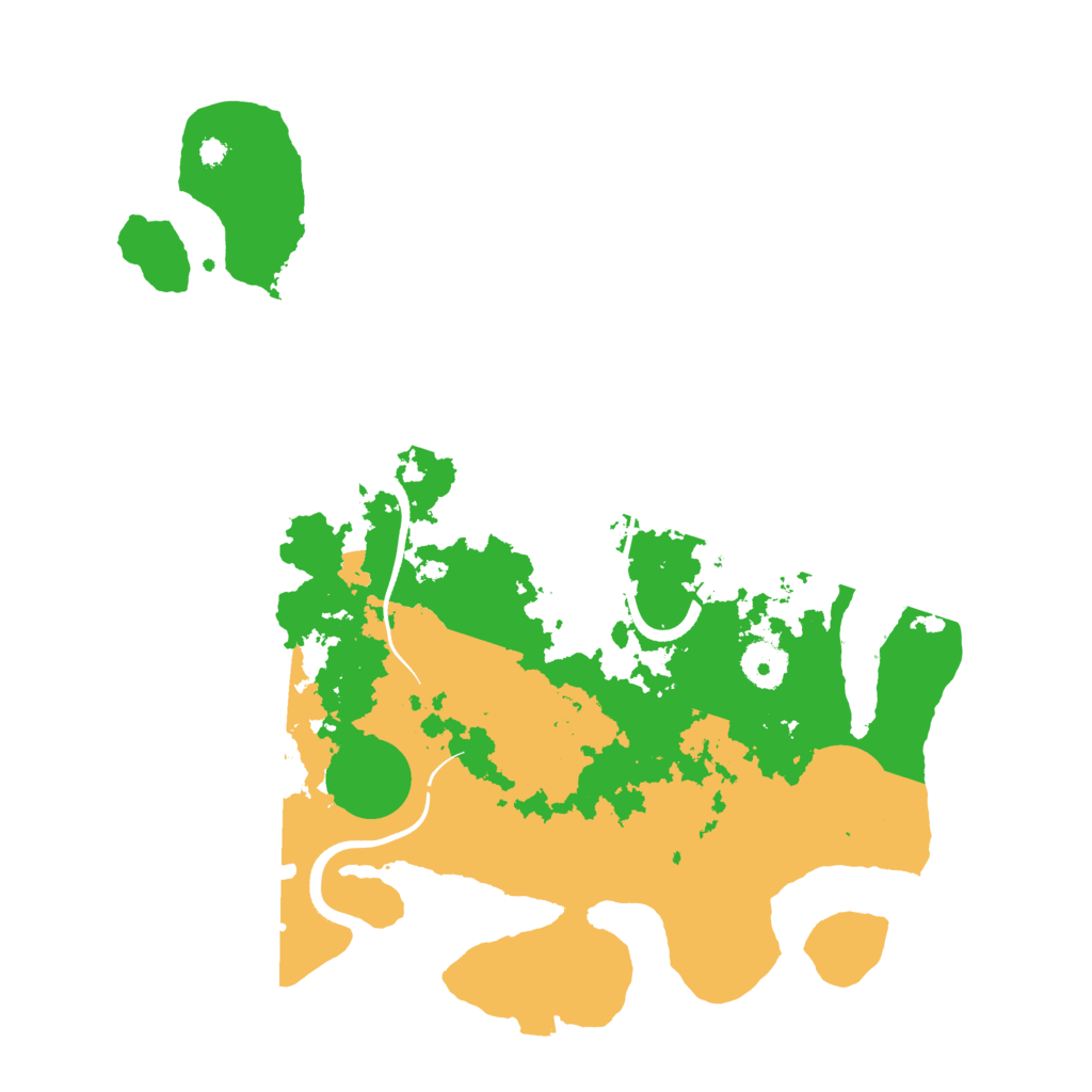 Biome Rust Map: Procedural Map, Size: 3600, Seed: 423217