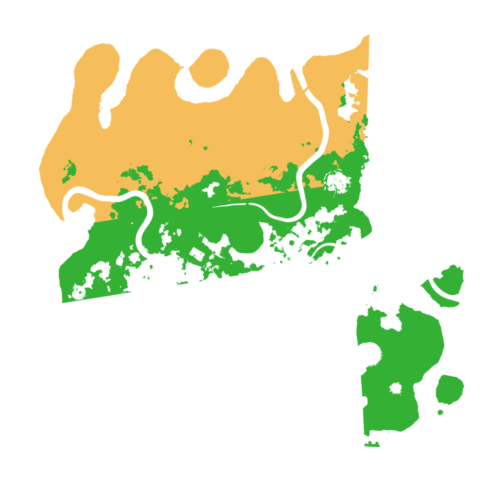 Biome Rust Map: Procedural Map, Size: 3750, Seed: 15505413