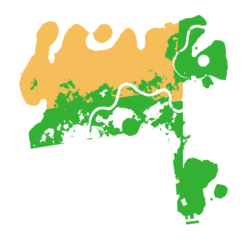 Biome Rust Map: Procedural Map, Size: 3750, Seed: 15505413