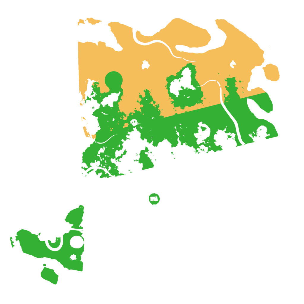 Biome Rust Map: Procedural Map, Size: 4500, Seed: 1409822661