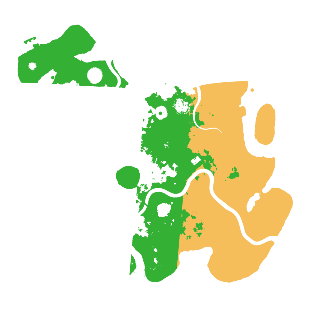 Biome Rust Map: Procedural Map, Size: 3650, Seed: 79654074