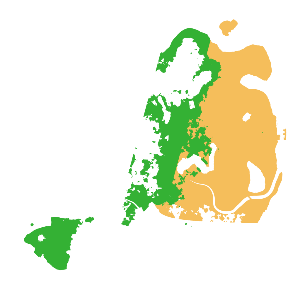 Biome Rust Map: Procedural Map, Size: 4000, Seed: 224235