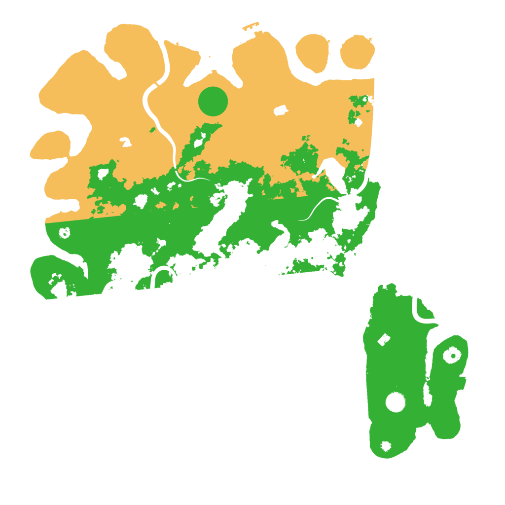 Biome Rust Map: Procedural Map, Size: 4500, Seed: 429769473