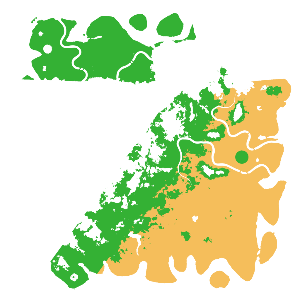 Biome Rust Map: Procedural Map, Size: 6000, Seed: 34267