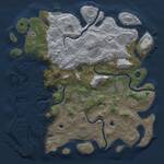 Thumbnail Rust Map: Procedural Map, Size: 4500, Seed: 122647421, 17 Monuments