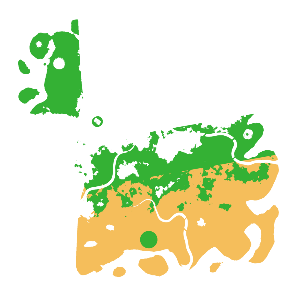 Biome Rust Map: Procedural Map, Size: 4500, Seed: 122647421