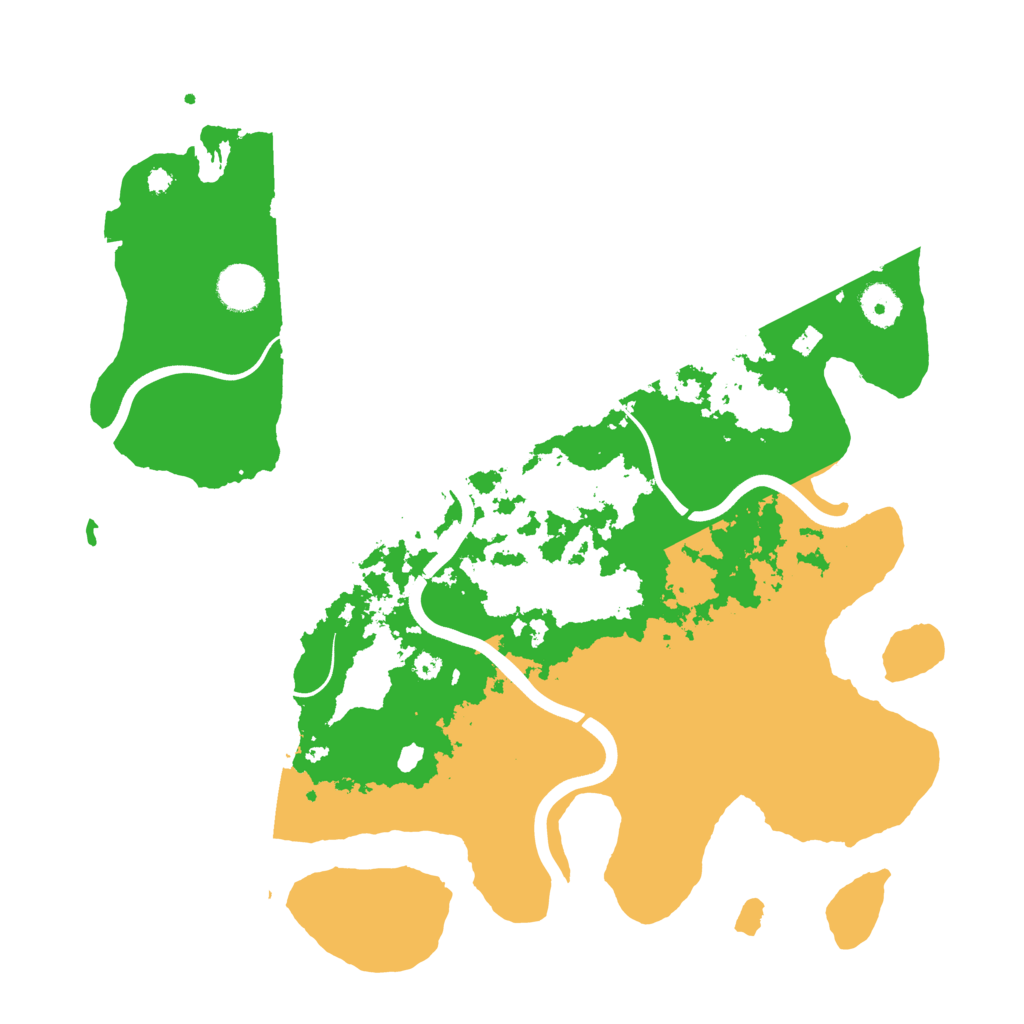 Biome Rust Map: Procedural Map, Size: 3800, Seed: 167