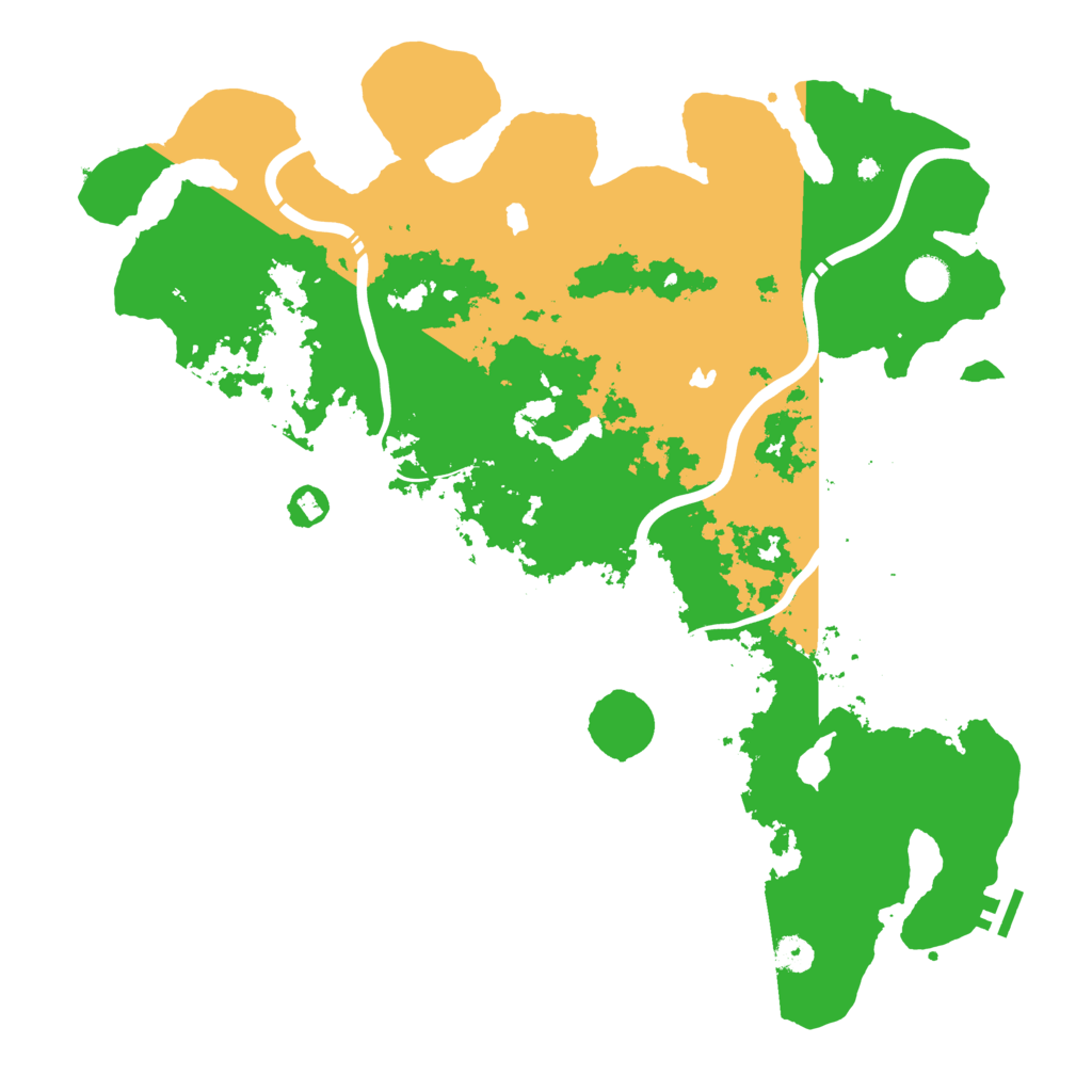 Biome Rust Map: Procedural Map, Size: 4500, Seed: 1484236471