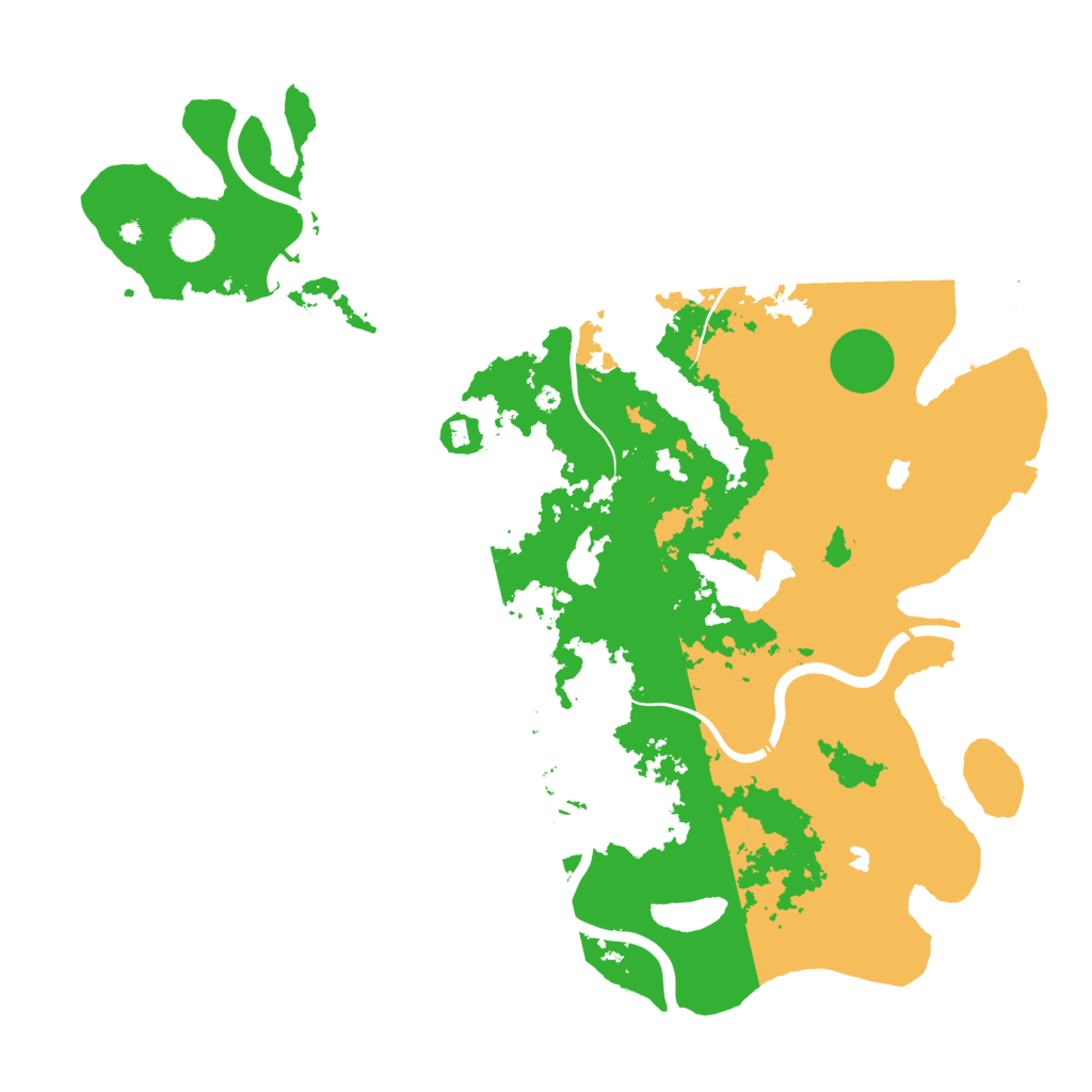 Biome Rust Map: Procedural Map, Size: 4500, Seed: 37559948