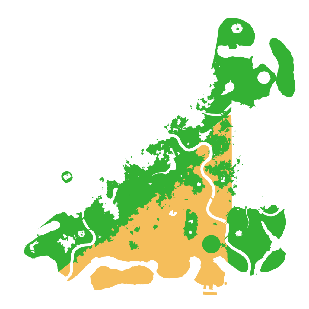 Biome Rust Map: Procedural Map, Size: 4500, Seed: 25524741