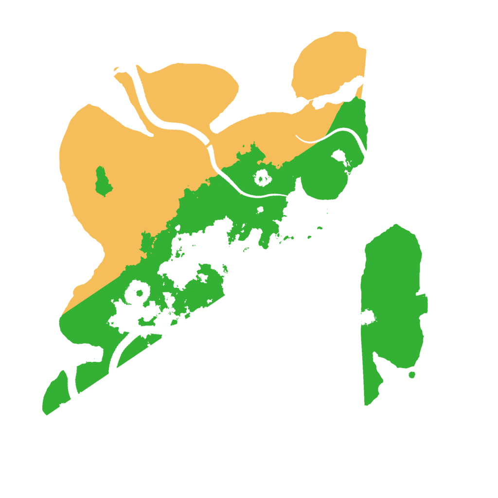 Biome Rust Map: Procedural Map, Size: 3000, Seed: 21048