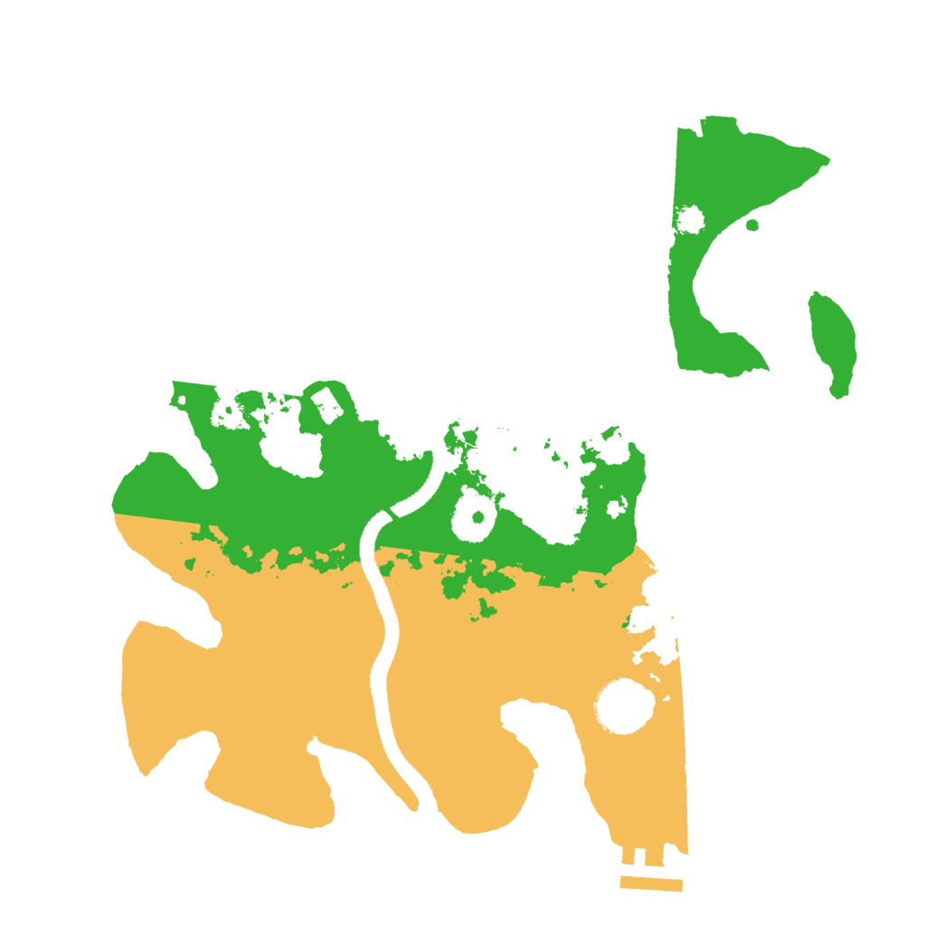 Biome Rust Map: Procedural Map, Size: 3000, Seed: 69579