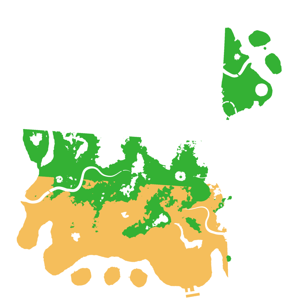 Biome Rust Map: Procedural Map, Size: 4500, Seed: 208728353