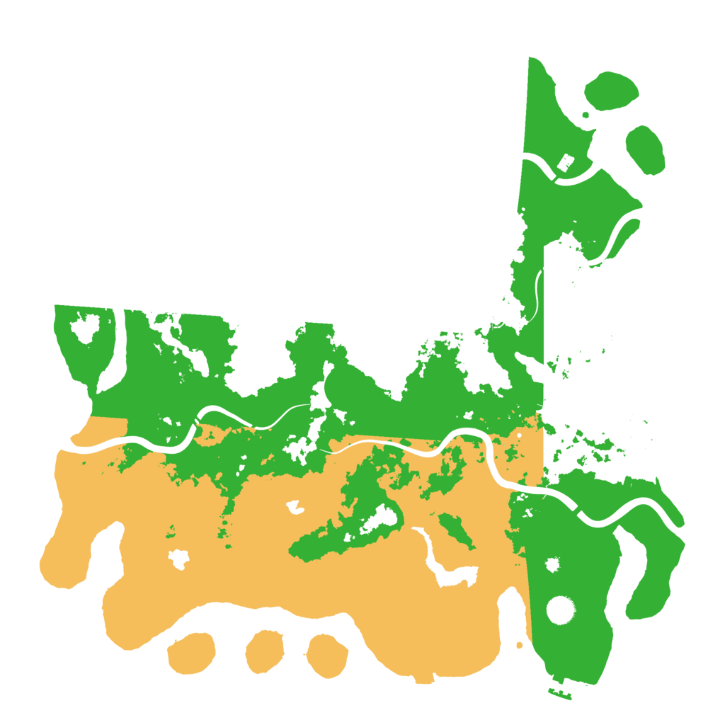 Biome Rust Map: Procedural Map, Size: 4500, Seed: 208728353