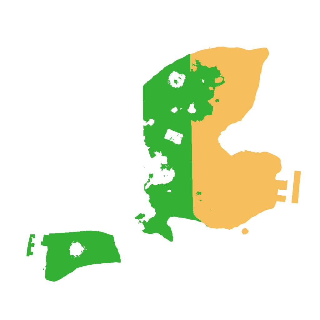 Biome Rust Map: Procedural Map, Size: 2000, Seed: 1876129255