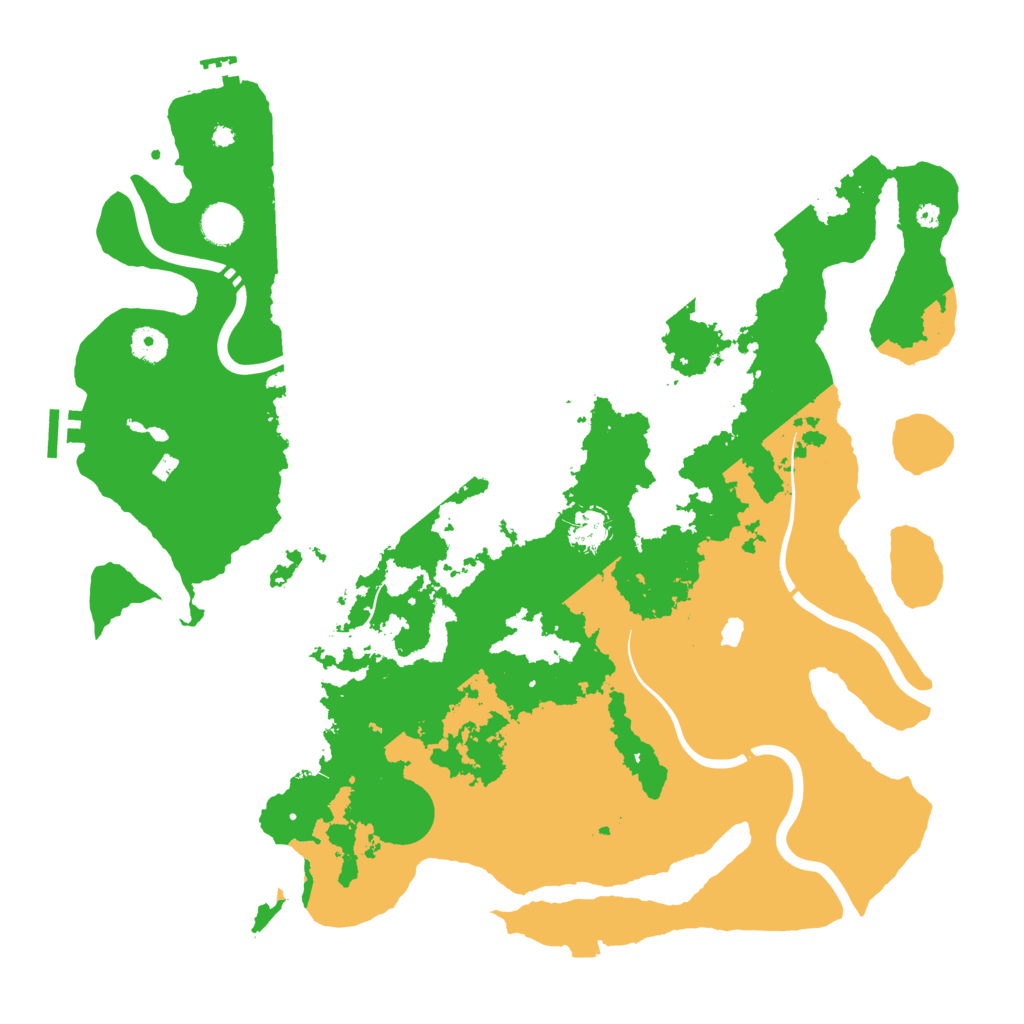 Biome Rust Map: Procedural Map, Size: 4250, Seed: 24886