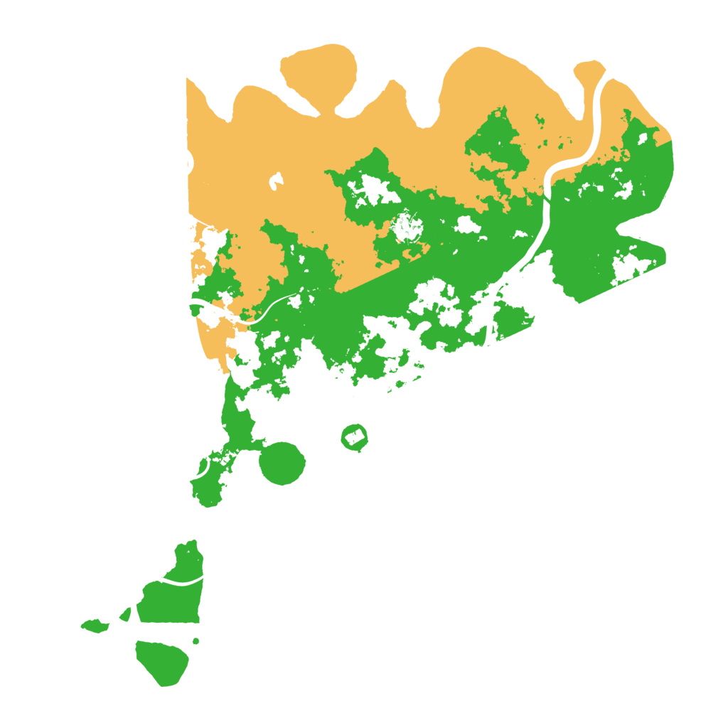 Biome Rust Map: Procedural Map, Size: 4500, Seed: 195390369