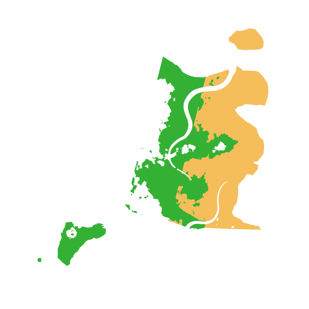 Biome Rust Map: Procedural Map, Size: 3000, Seed: 193504908