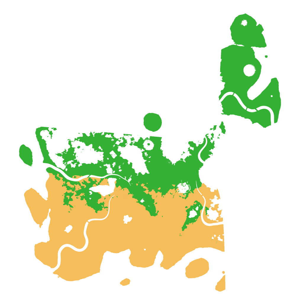 Biome Rust Map: Procedural Map, Size: 4500, Seed: 143501174