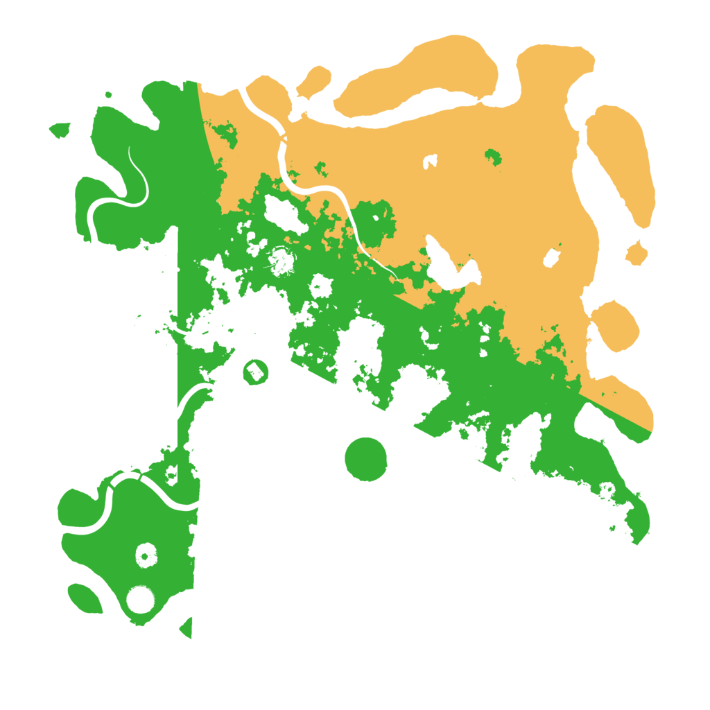 Biome Rust Map: Procedural Map, Size: 4500, Seed: 107297272