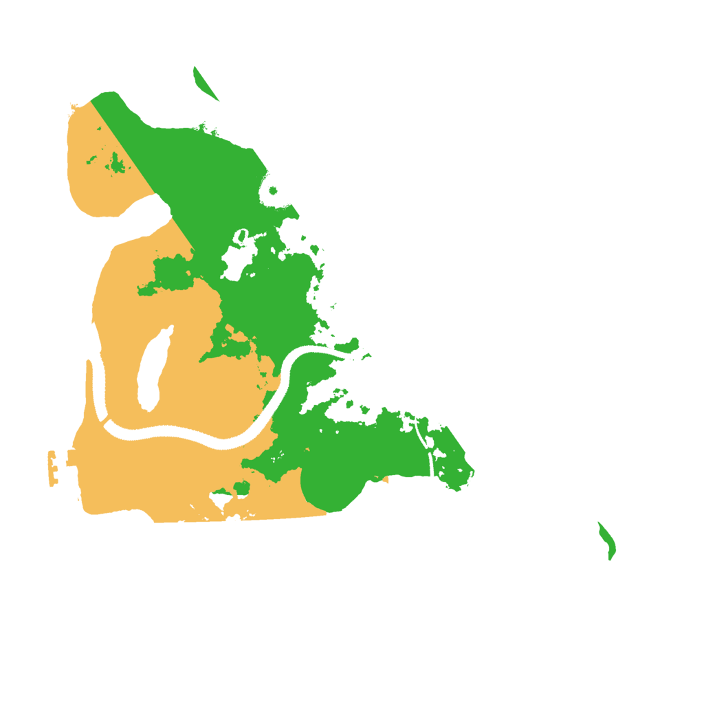 Biome Rust Map: Procedural Map, Size: 3000, Seed: 18248