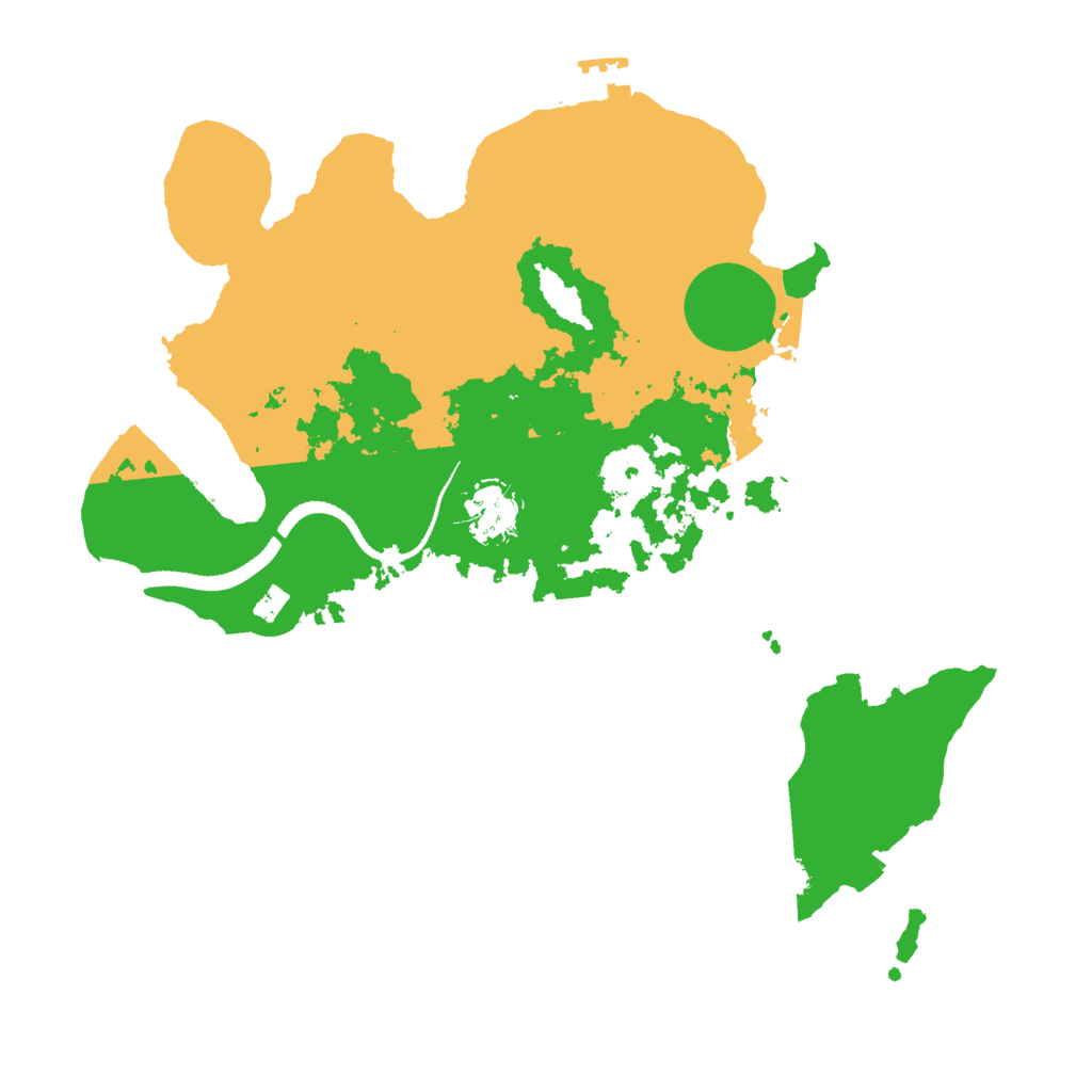 Biome Rust Map: Procedural Map, Size: 3300, Seed: 853335896