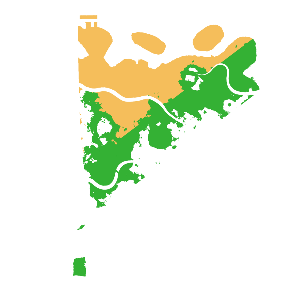 Biome Rust Map: Procedural Map, Size: 3500, Seed: 1617946306