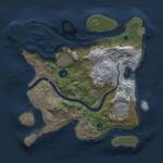 Thumbnail Rust Map: Procedural Map, Size: 2850, Seed: 389051692, 7 Monuments