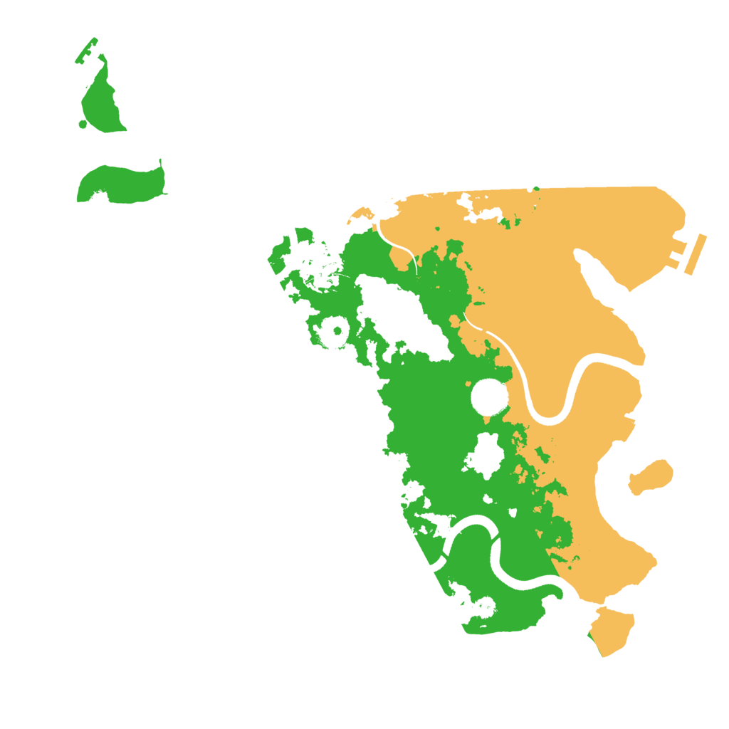 Biome Rust Map: Procedural Map, Size: 3500, Seed: 803488674