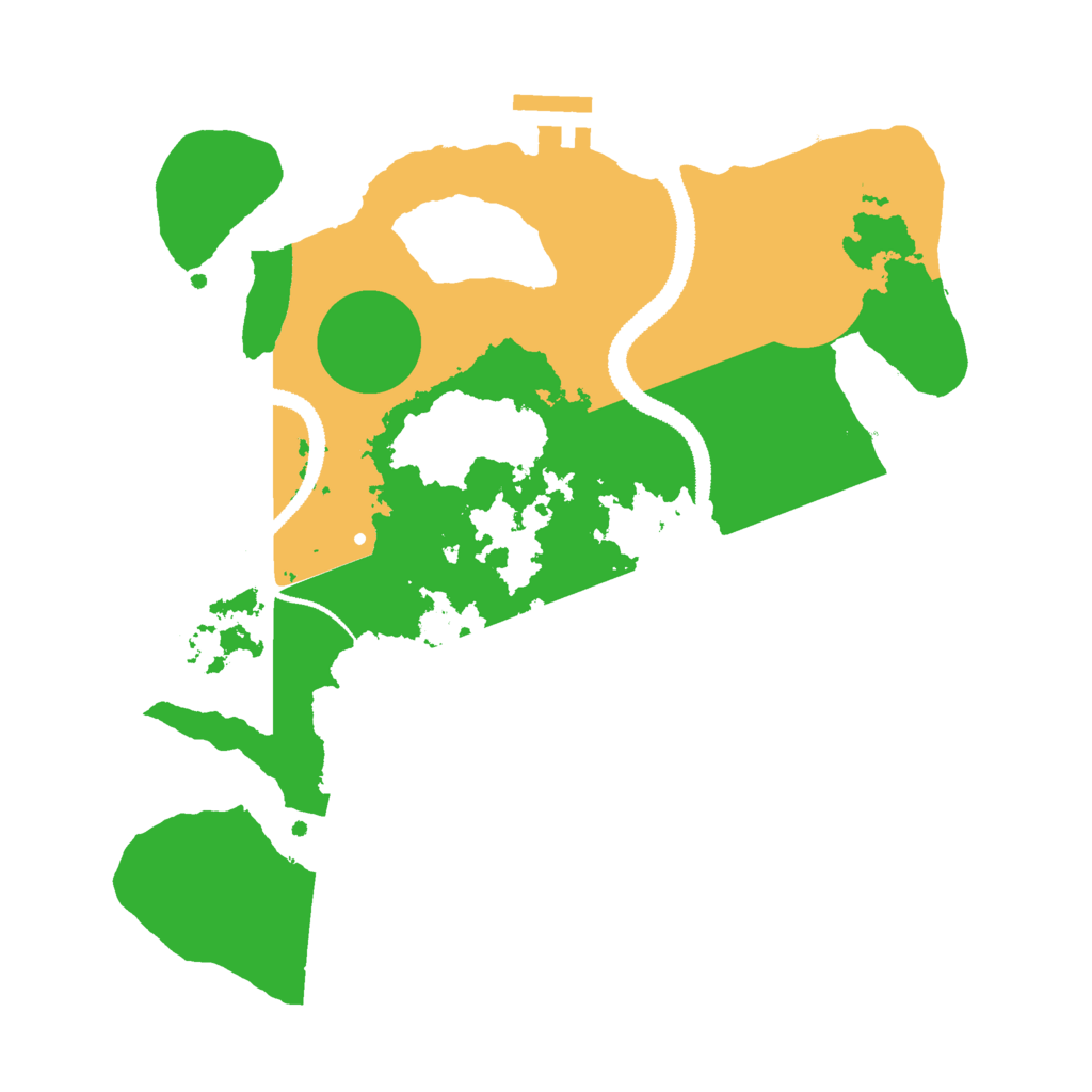 Biome Rust Map: Procedural Map, Size: 2800, Seed: 1229227497