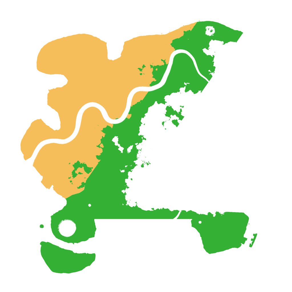 Biome Rust Map: Procedural Map, Size: 3000, Seed: 20347
