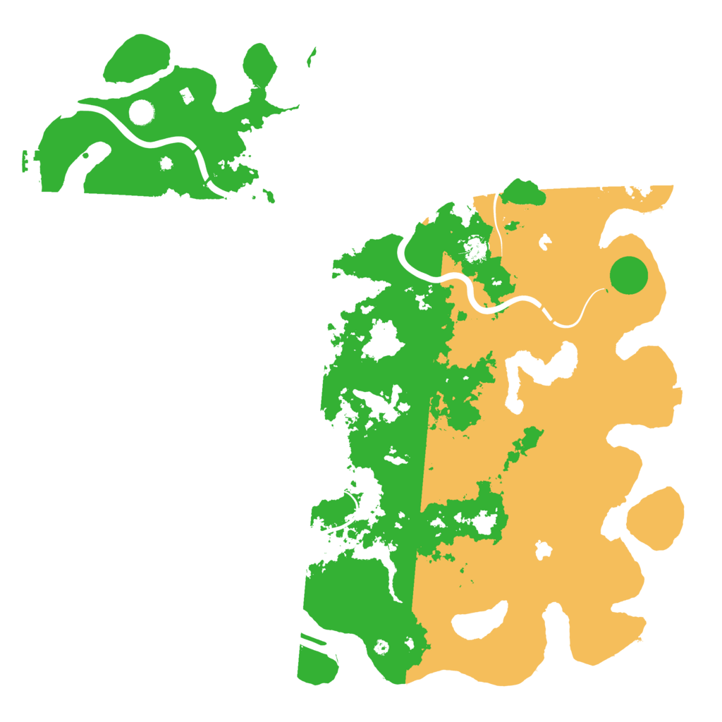 Biome Rust Map: Procedural Map, Size: 5000, Seed: 812625488