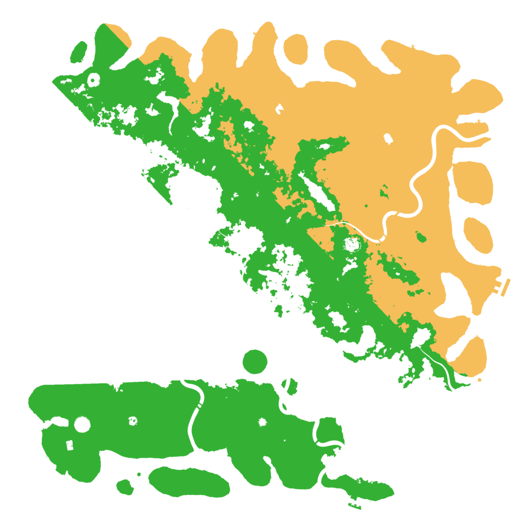 Biome Rust Map: Procedural Map, Size: 5748, Seed: 11238868
