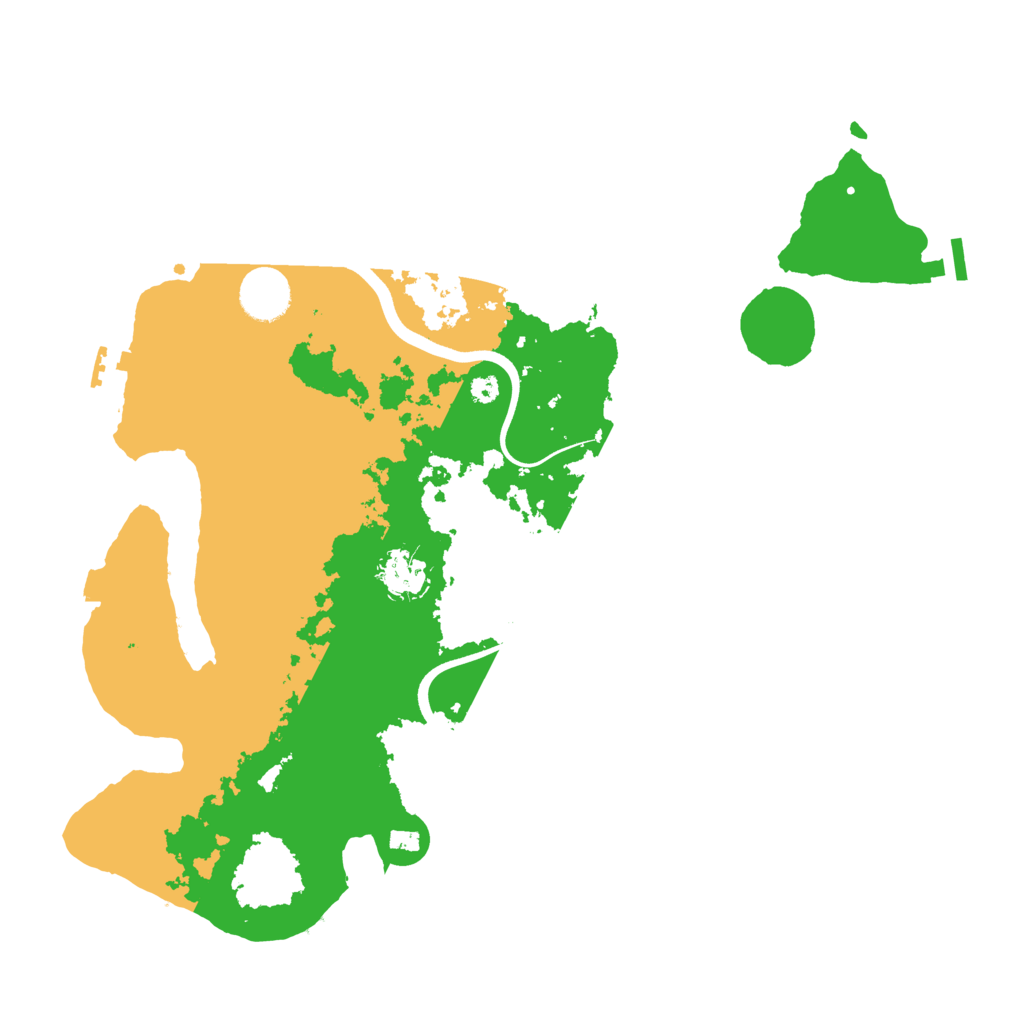 Biome Rust Map: Procedural Map, Size: 3700, Seed: 1887103928