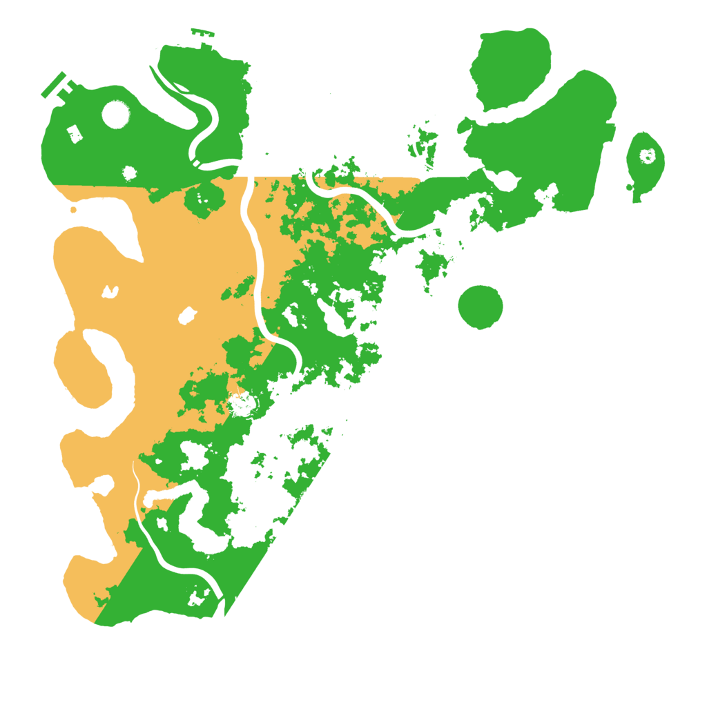 Biome Rust Map: Procedural Map, Size: 4500, Seed: 244829114