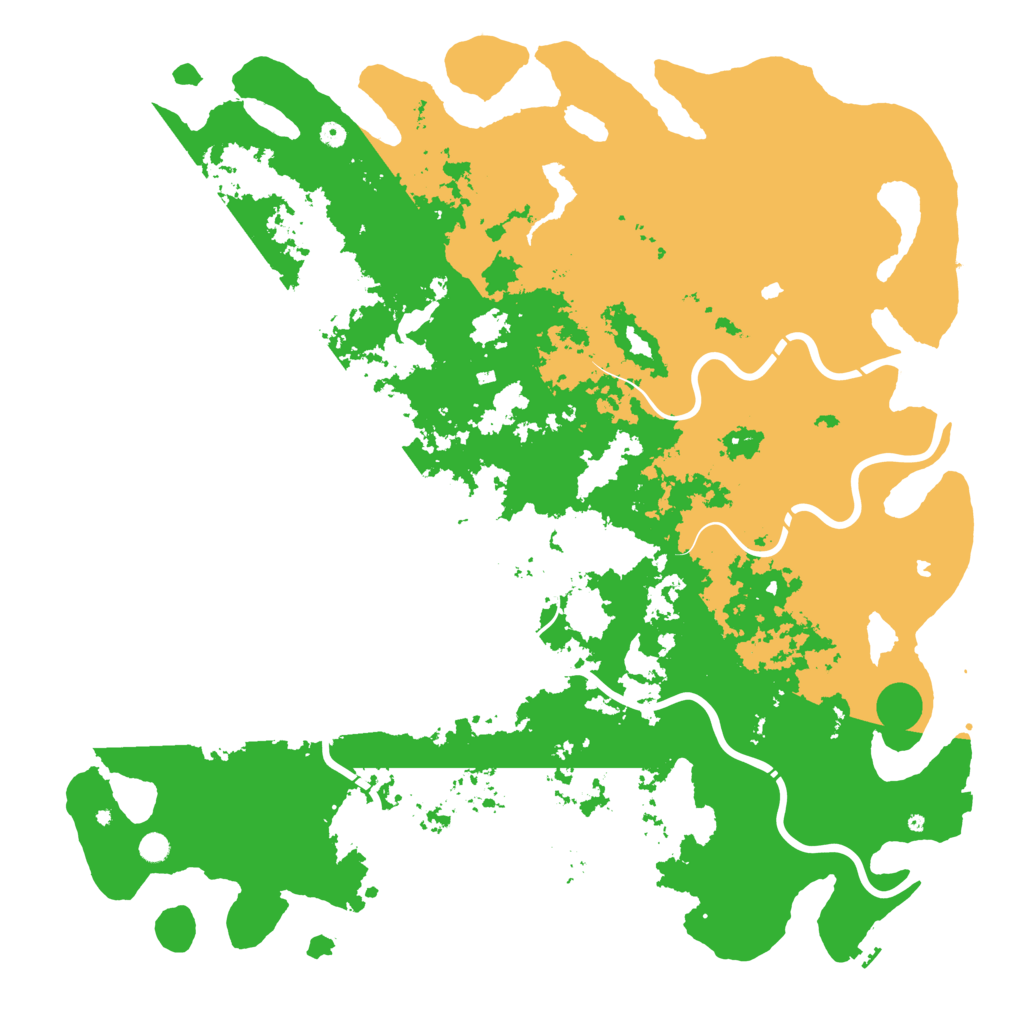 Biome Rust Map: Procedural Map, Size: 6000, Seed: 345678